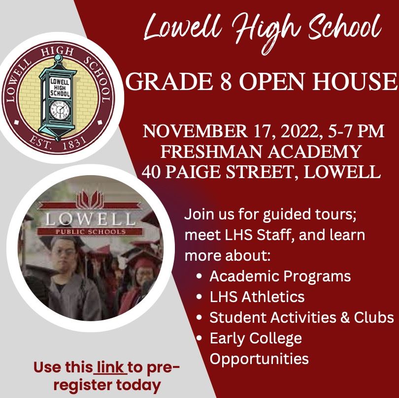  Grade 8 Open House at LHS